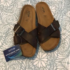 Eastland Kelley memory foam brown sandals